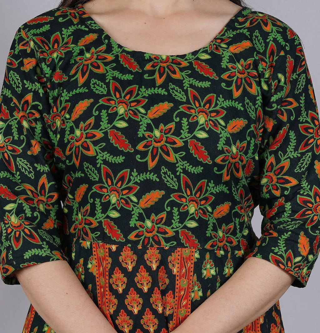 Vamika Multicolor Cotton Printed Party/Casual Wear Kurti (GAM20K)