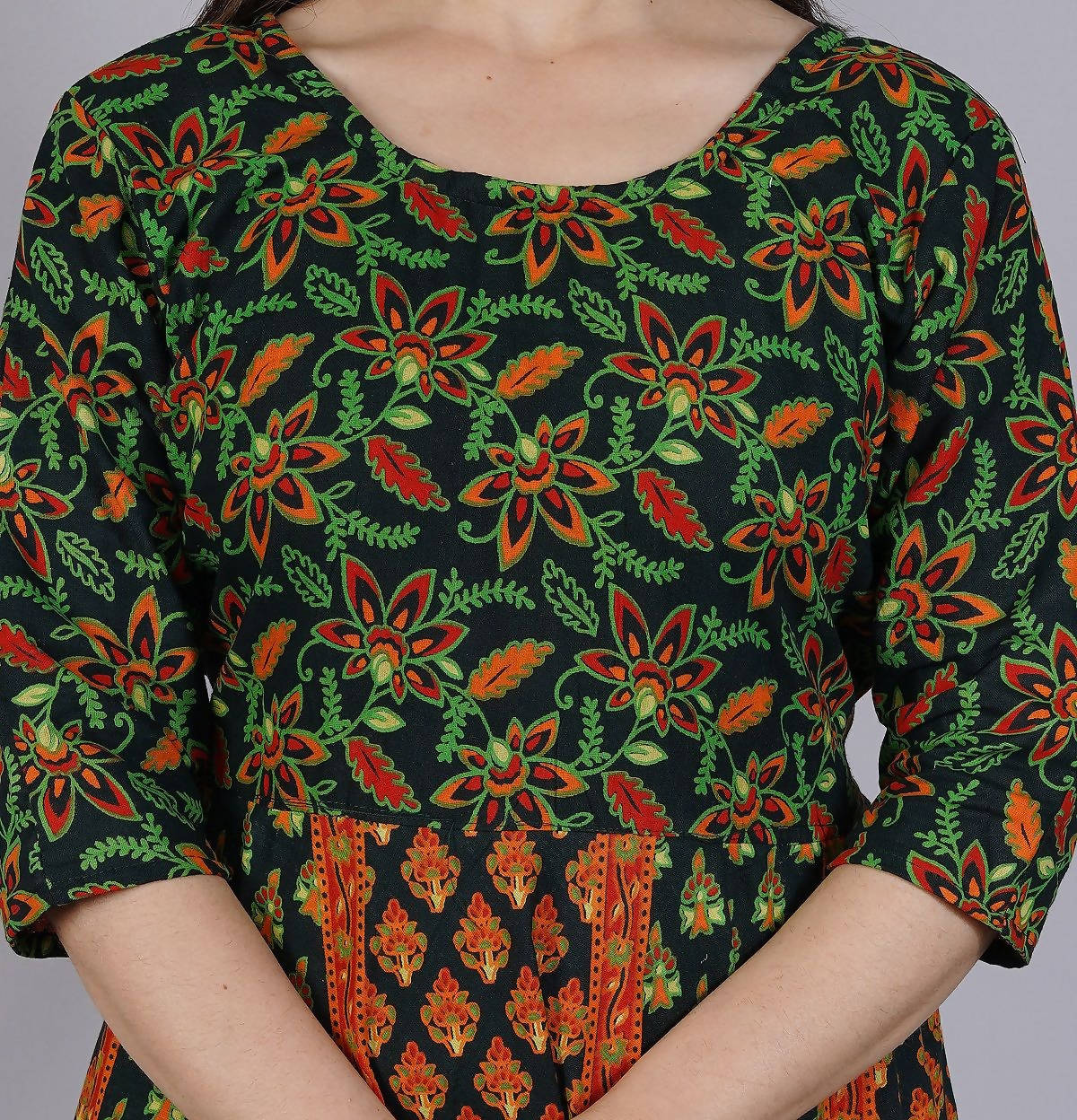 Vamika Multicolor Cotton Printed Party/Casual Wear Kurti (GAM20K)