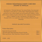 Forest Essentials Indian Nightingale Body Care (Honey Vanilla) Box