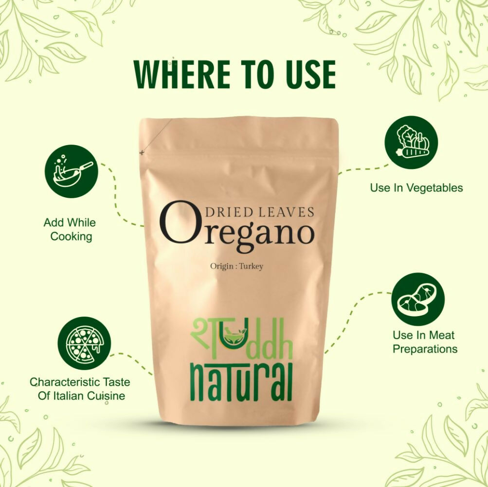 Shuddh Natural Premium Turkish Oregano Leaves - Distacart