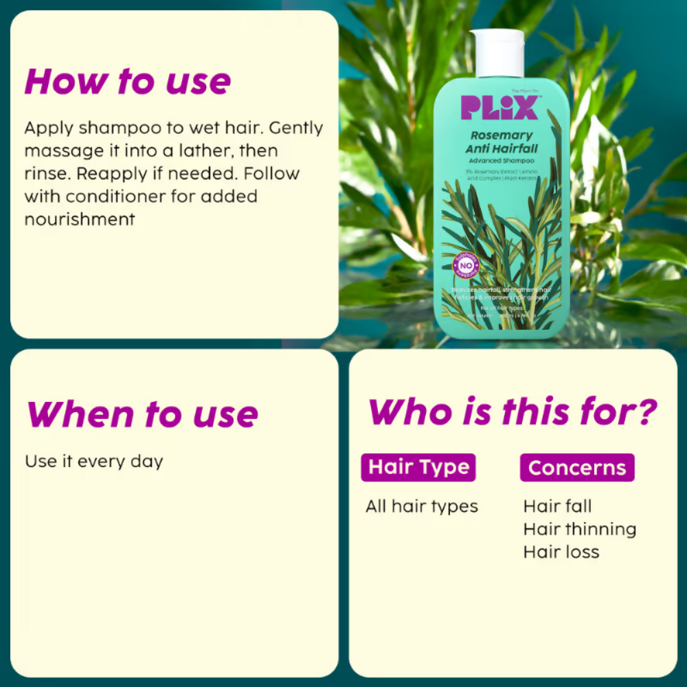 PLIX The Plant Fix Rosemary Advanced Hair Kit