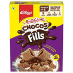 Kellogg's Multigrain Chocos Fills, 3 Grains: Oats, Wheat & Rice, Protein Rich, 0% Maida