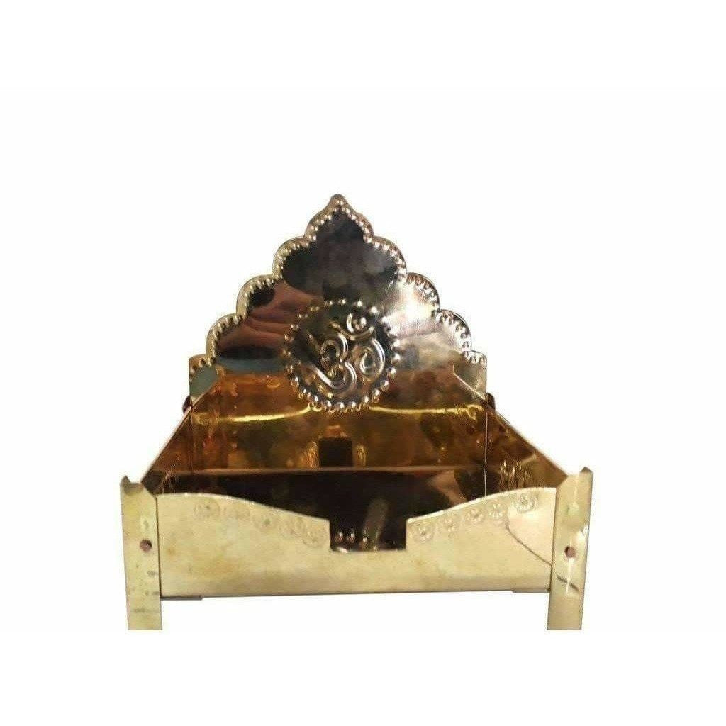 Brass Pedestal Simhasanam Idol Throne