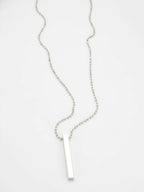 NVR Men's Silver Plated Chain With Pendant