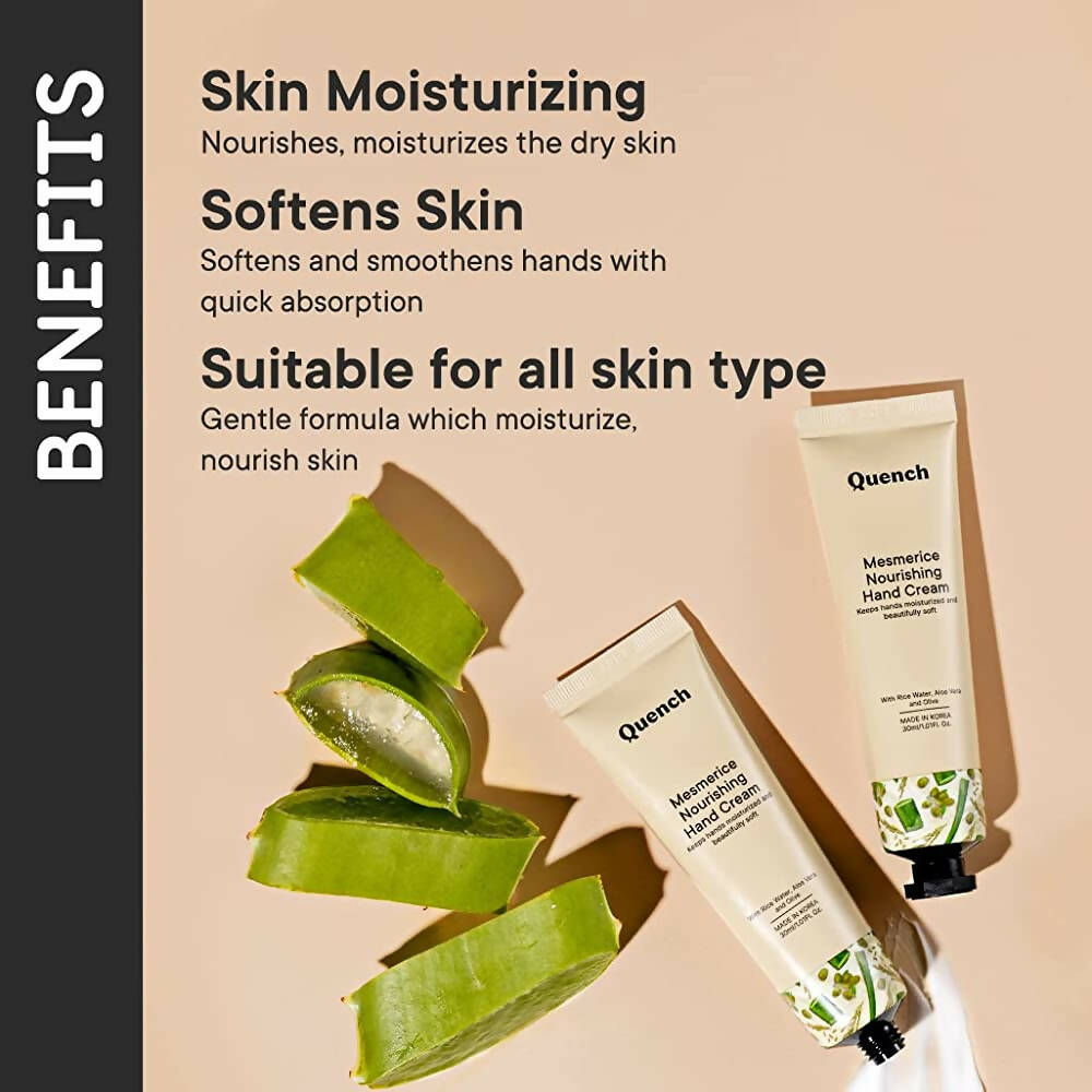 Quench Botanics Mesmerice Nourishing Hand Cream - Korean Skincare