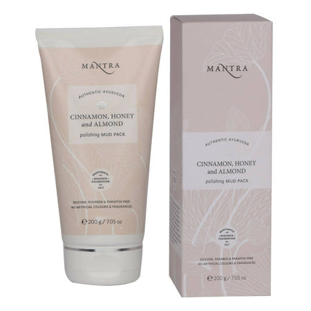 Mantra Herbal Cinnamon, Honey and Almond Polishing Mud Pack