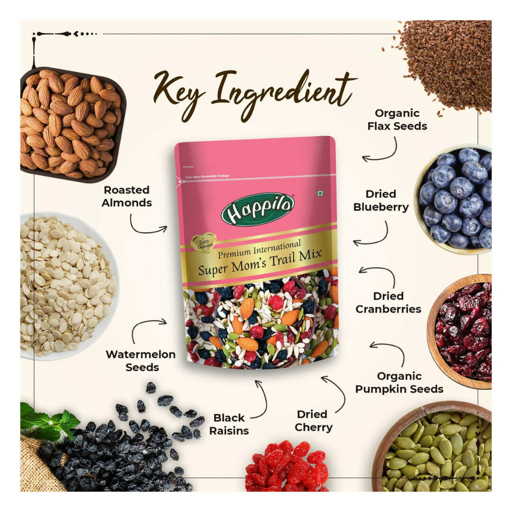 Happilo 100% Nutritious Premium Super Mom's Trail Mix