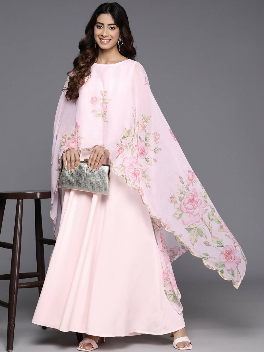 Ahalyaa Women's Traditional wear Dress - Pink - Distacart