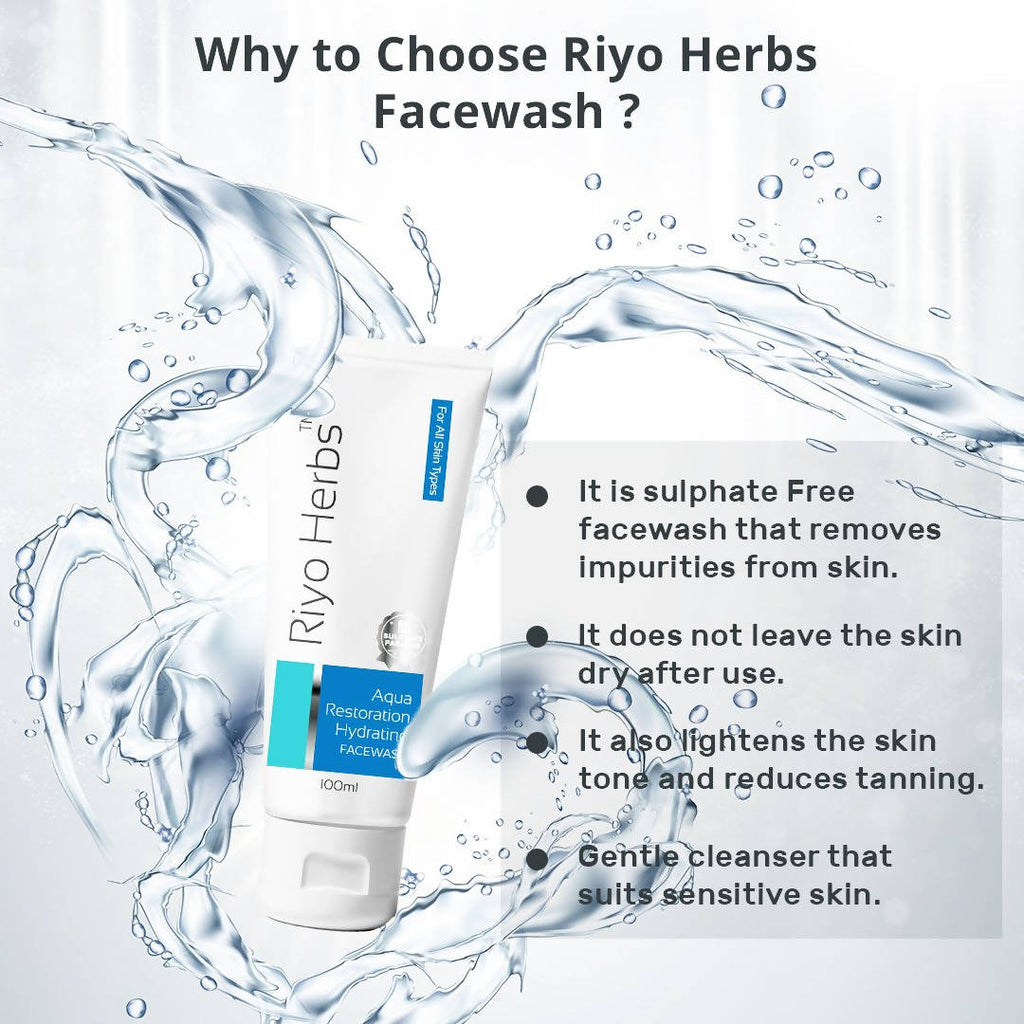 Riyo Herbs Aqua Restoration Hydrating Face Wash