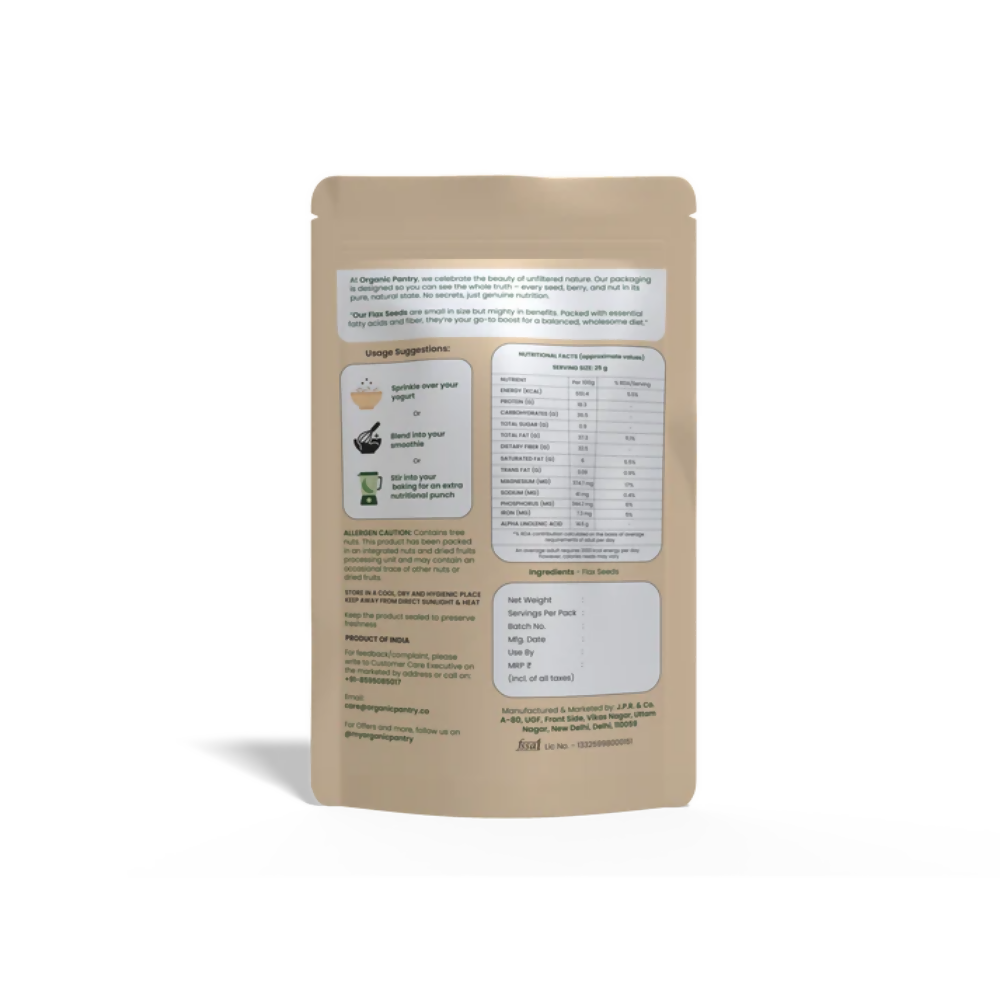 Organic Pantry Flax Seeds - Distacart