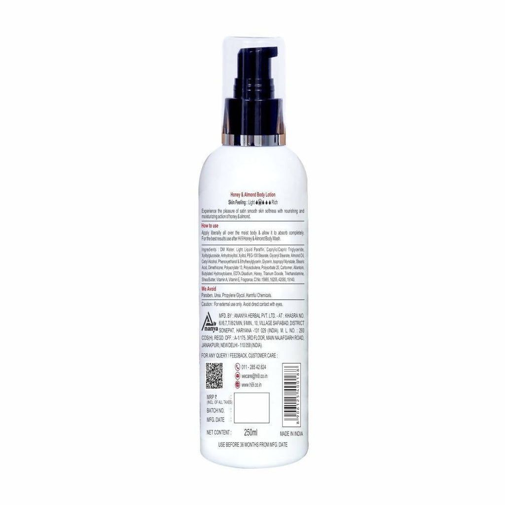 Hi9 Honey & Almond Body Lotion