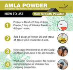 Forest Herbs 100% Natural Organic Amla, Reetha, Shikakai Powder Combo