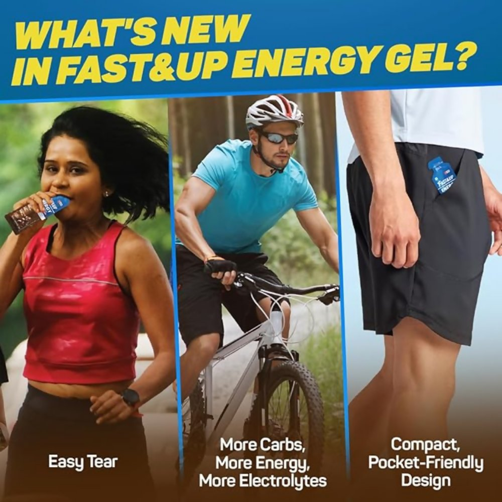Fast&Up Energy Gel-Chocolate Bourborn Flavour - Distacart