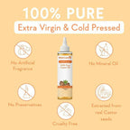 Wishcare 100% Pure Cold Pressed Castor Oil & Kalonji Black Onion Seed Oil Combo