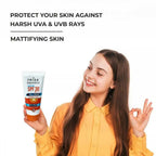 Prisa Organics Mattifying Sun Screen SPF 30 PA+++ Invisible Feel Gel Cream