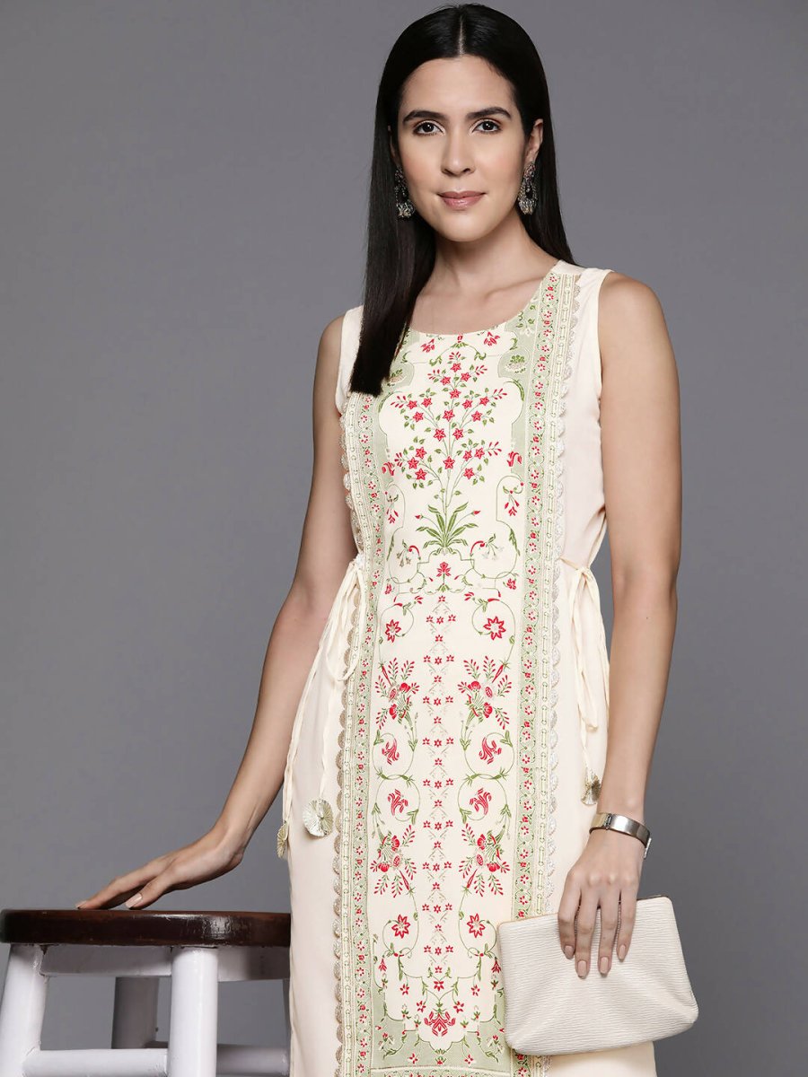 Ahalyaa Women's Traditional wear Kurta - Off-White