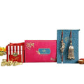 Ethnic Lumba Rakhi Set & Choco Swiss Jingles Box