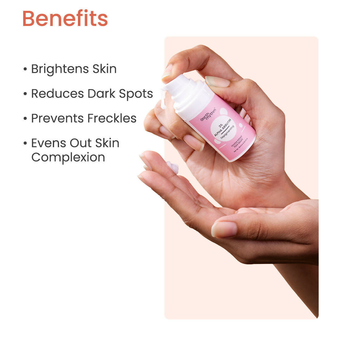 Earth Rhythm 2% Alpha Arbutin Depigmenting Face Serum