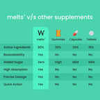 Wellbeing Nutrition Melts Vegan Vitamin B12 Thin Strips-Misty Orange Mint Flavor - Distacart