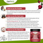 OurHerb Beetroot Powder Pure & Natural For Face And Hair