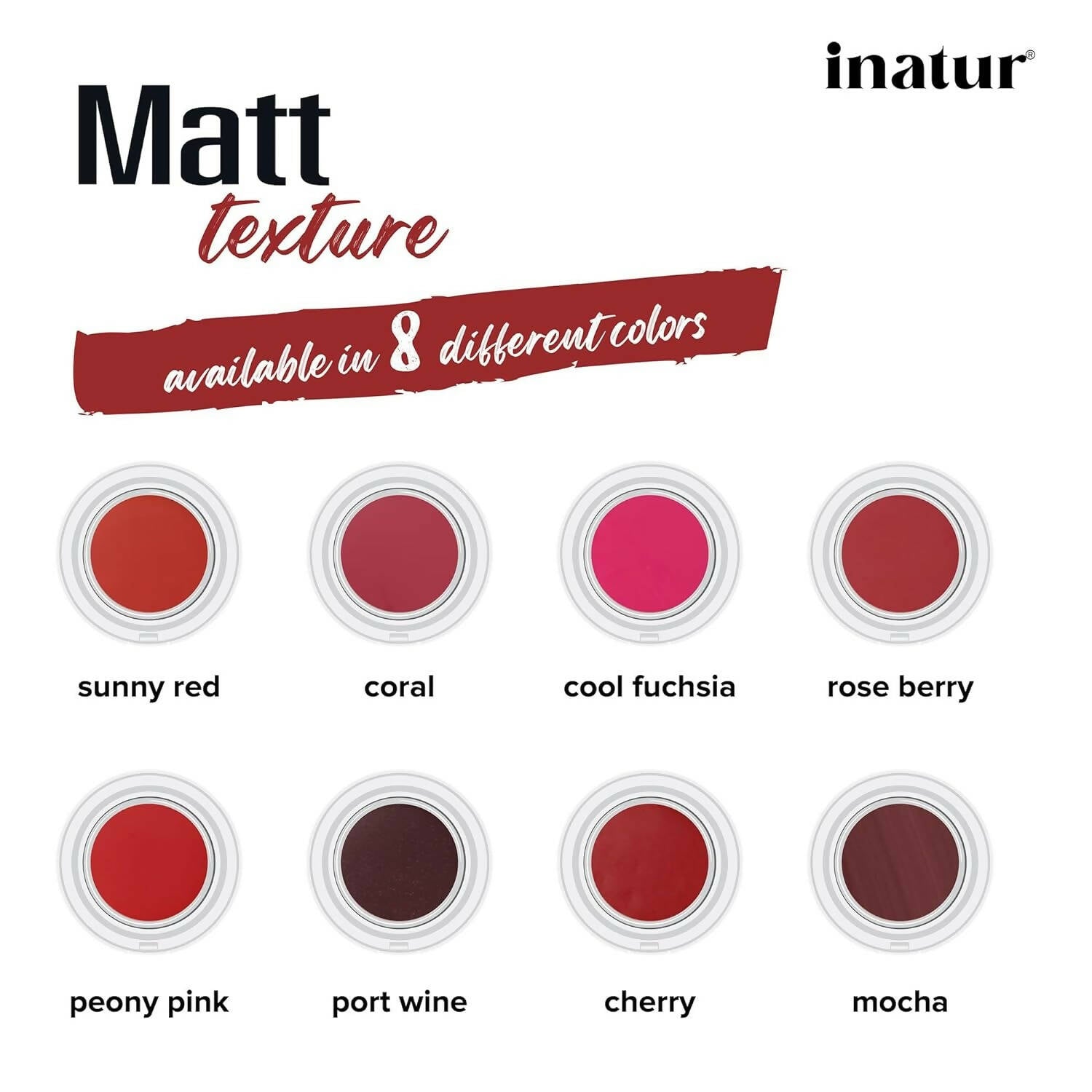 Inatur Lip and Cheek Tint Sunny Red - Distacart