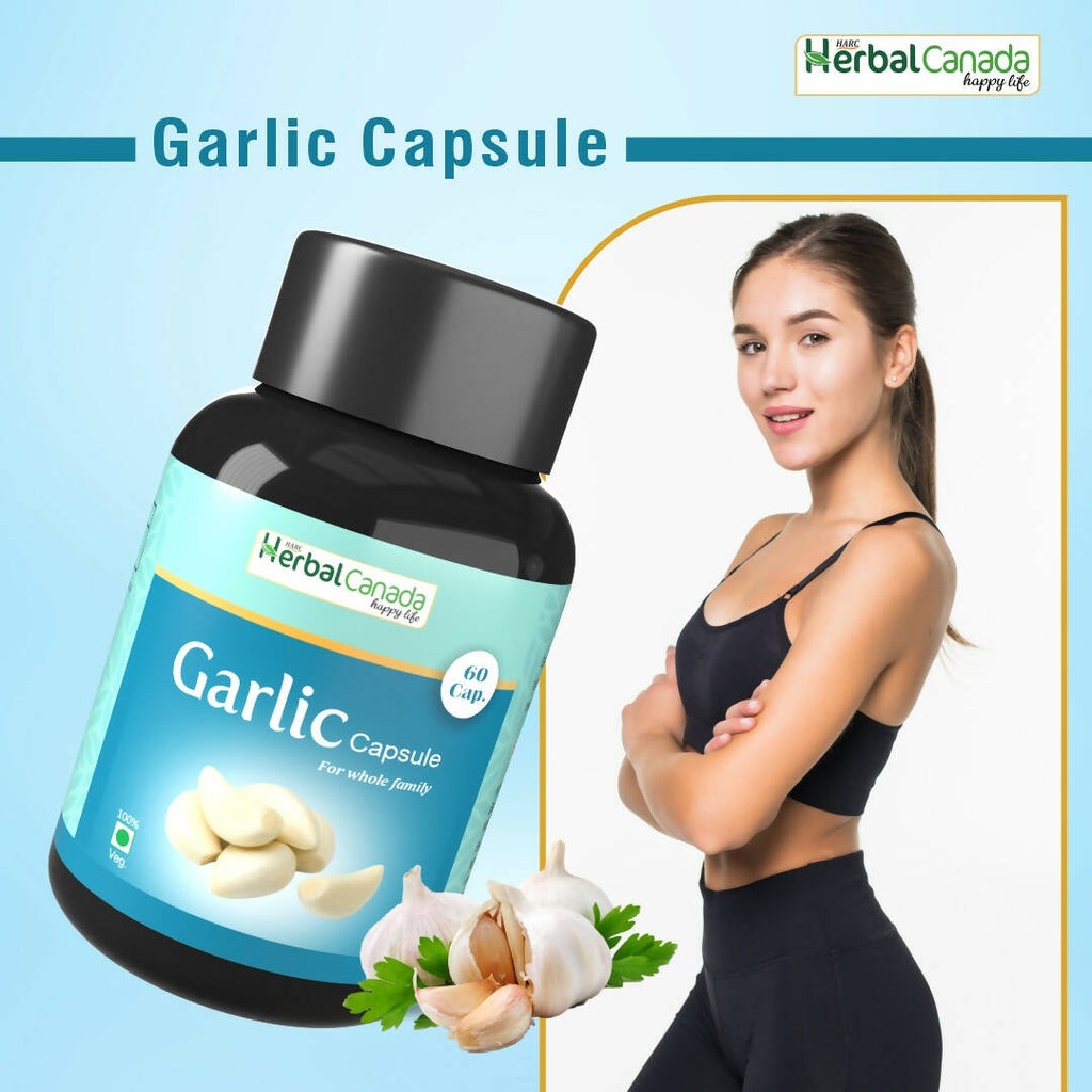 Herbal Canada Garlic Capsules - Distacart