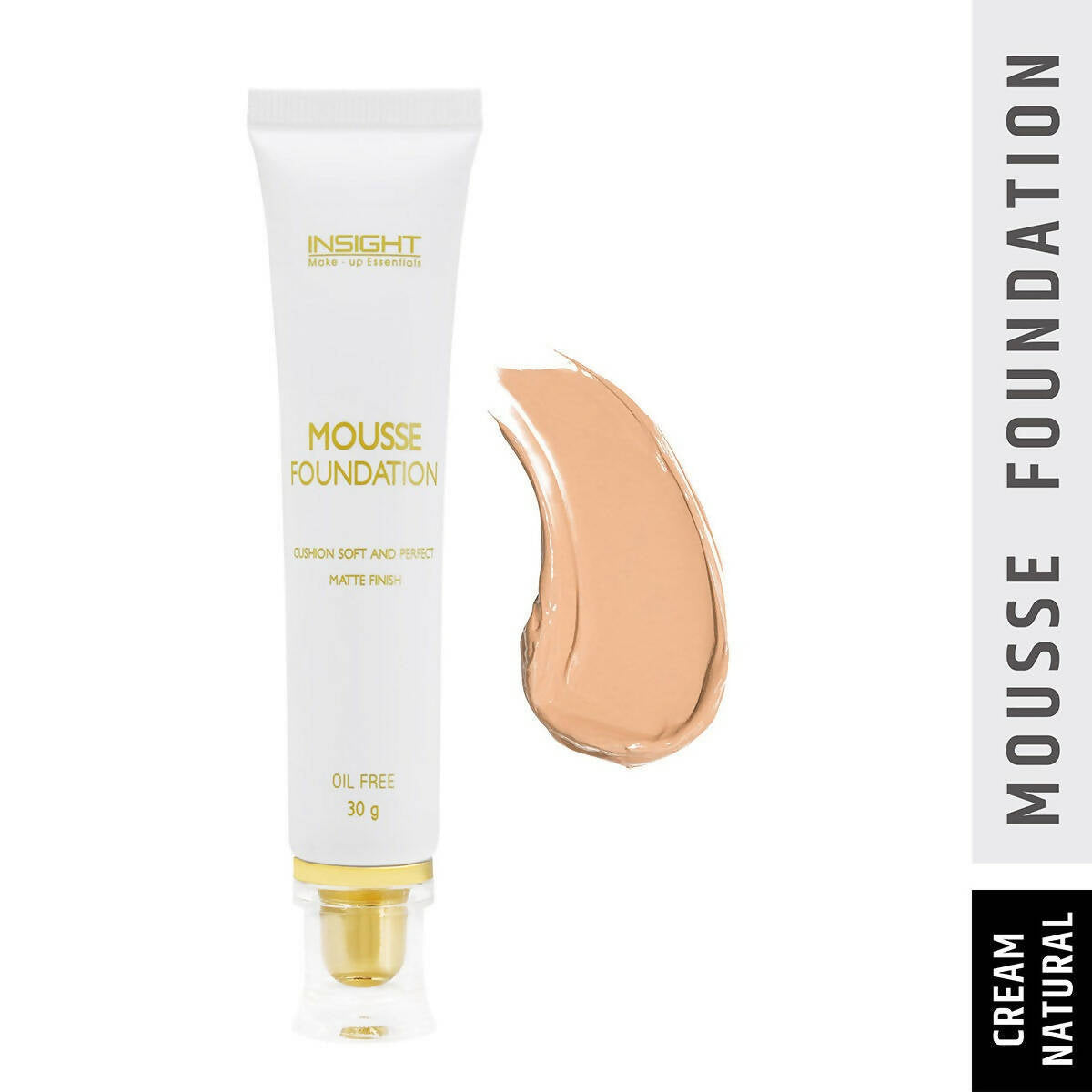 Insight Cosmetics Mousse Foundation - 01 Cream Natural - Distacart