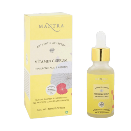 Mantra Herbal Vitamin C Serum With Hyaluronic Acid and Arbutin