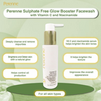 Perenne Sulphate Free Glow Booster Facewash With Vitamin C And Niacinamide