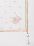 House of Panchhi Cream Net Sequinse Work Lehenga & Blouse with Dupatta