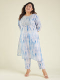 Janasya Light Silk Blend Tie & dye Straight Kurta Set - Distacart