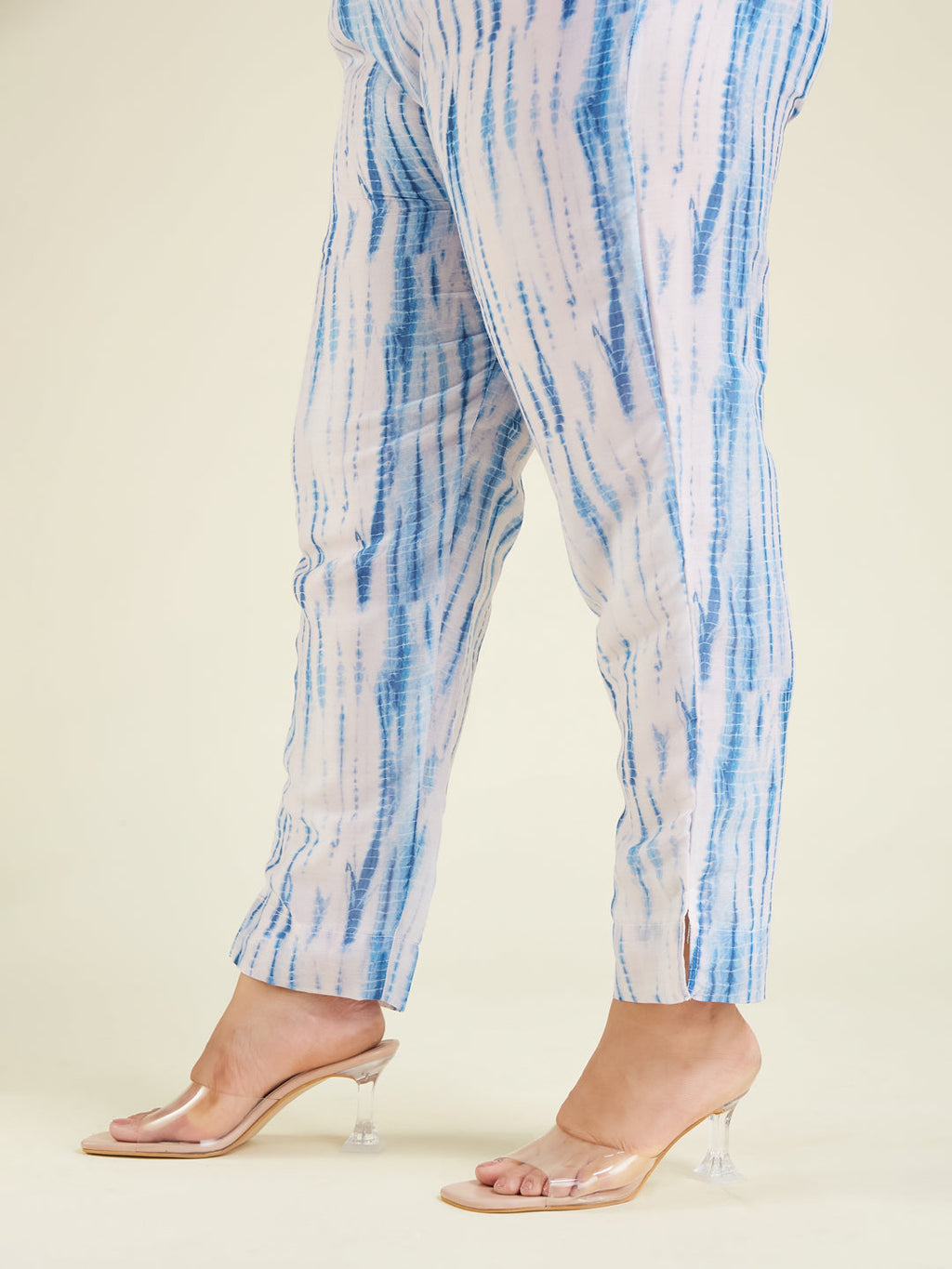 Janasya Light Silk Blend Tie & dye Straight Kurta Set - Distacart