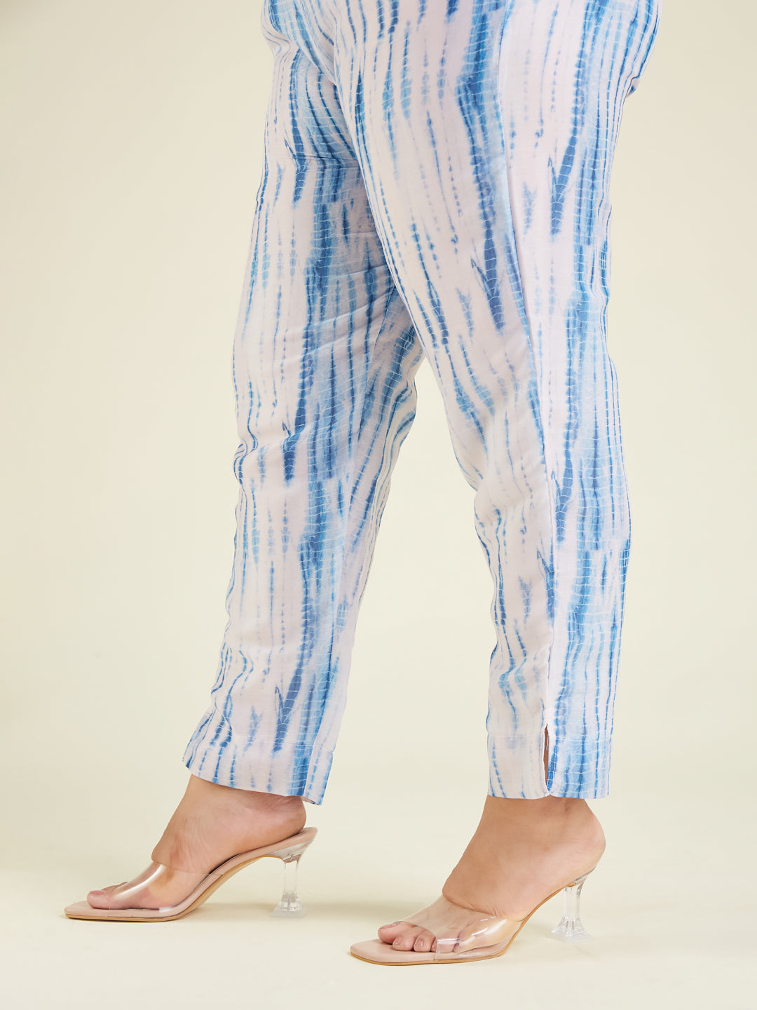 Janasya Light Silk Blend Tie & dye Straight Kurta Set - Distacart