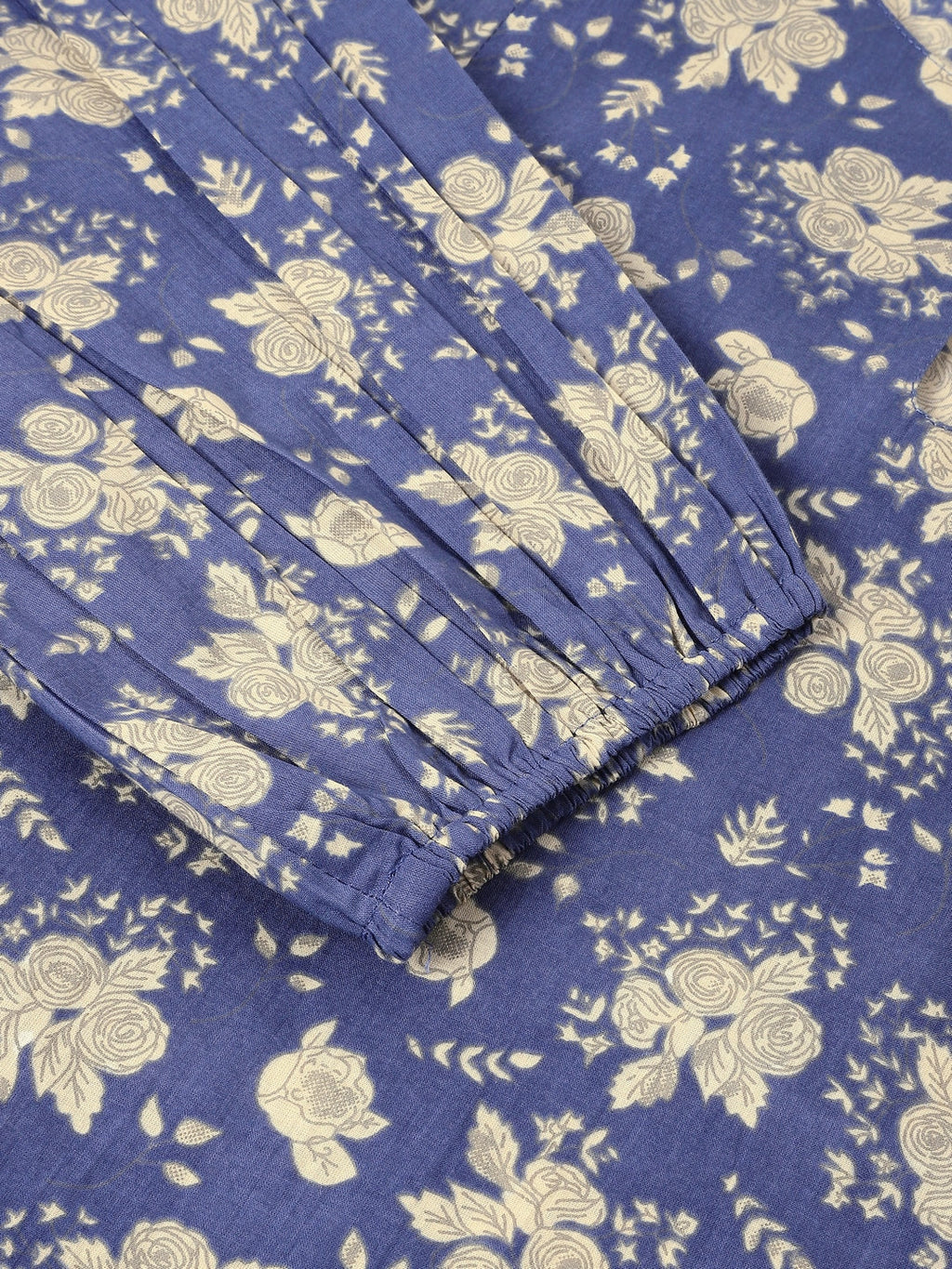 Janasya Bright Cotton Floral Fit & Flare Dress - Distacart