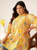 Janasya Light Cotton Tropical A-Line Tunic - Distacart