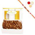 Ghasitaram Chocolate Kaju Katli With Pearl Beads Rakhi - Distacart