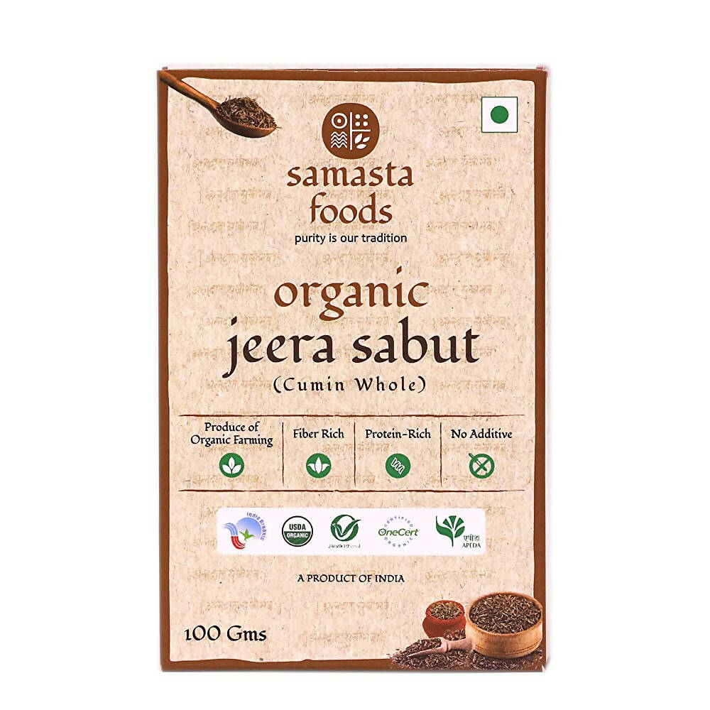 Samasta Foods Organic Jeera Sabut (Cumin Whole)