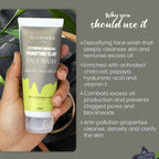 Glamveda Men Activated Charcoal Clay Detox & Anti Acne Face Wash