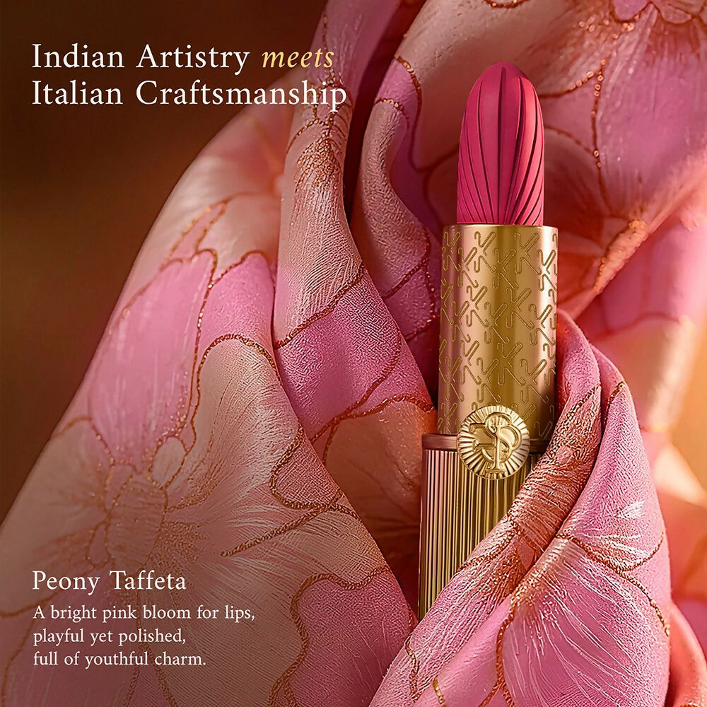 Kay Beauty x Falguni Shane Peacock Luxe Matte Lipstick - Peony Taffeta - Distacart