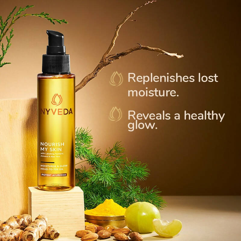 Nyveda Body Oil | Nourish My Skin Moisturise & Glow Head-To-Toe