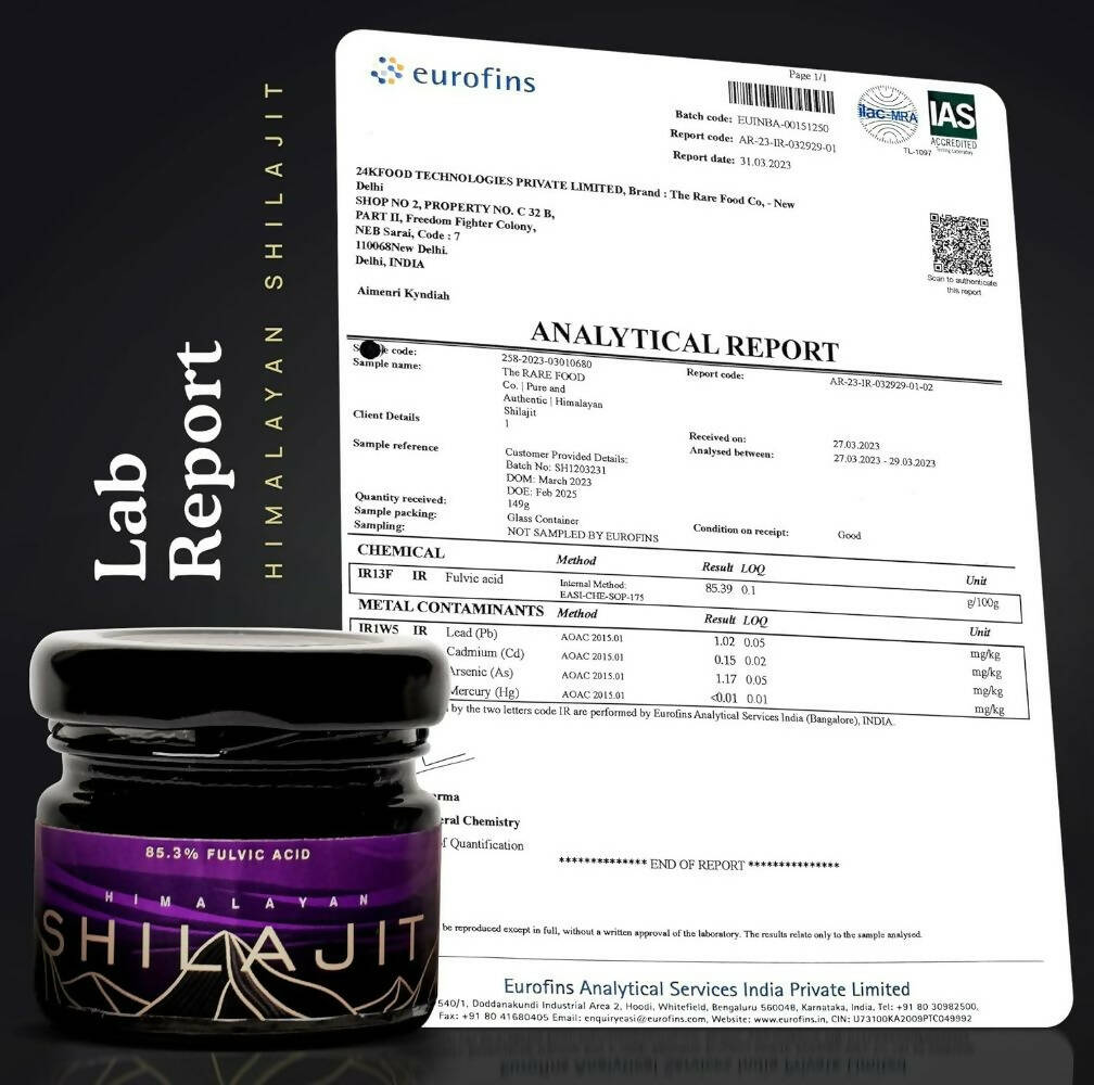 The Rare Food Co Himalayan Sj Resin
