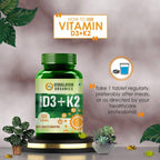 Himalayan Organics Vitamin D3 + K2 Promote Healthy Bones Nutraceutical: 120 Tablets Online