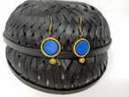 Terracotta Boho Style Hangings-Blue