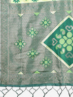 Shree Shyam Fashion Sajni Yellow Linen Cotton Saree