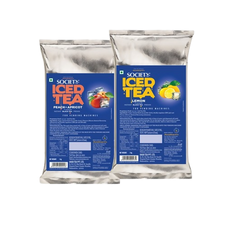 Society Peach Apricot & Lemon Black Tea Iced Tea Combo