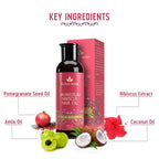 Avimee Herbal Javakusum Hibiscus Hair Oil With Coconut, Amla, Pomegranate Seed Oil & Hibiscus Extract