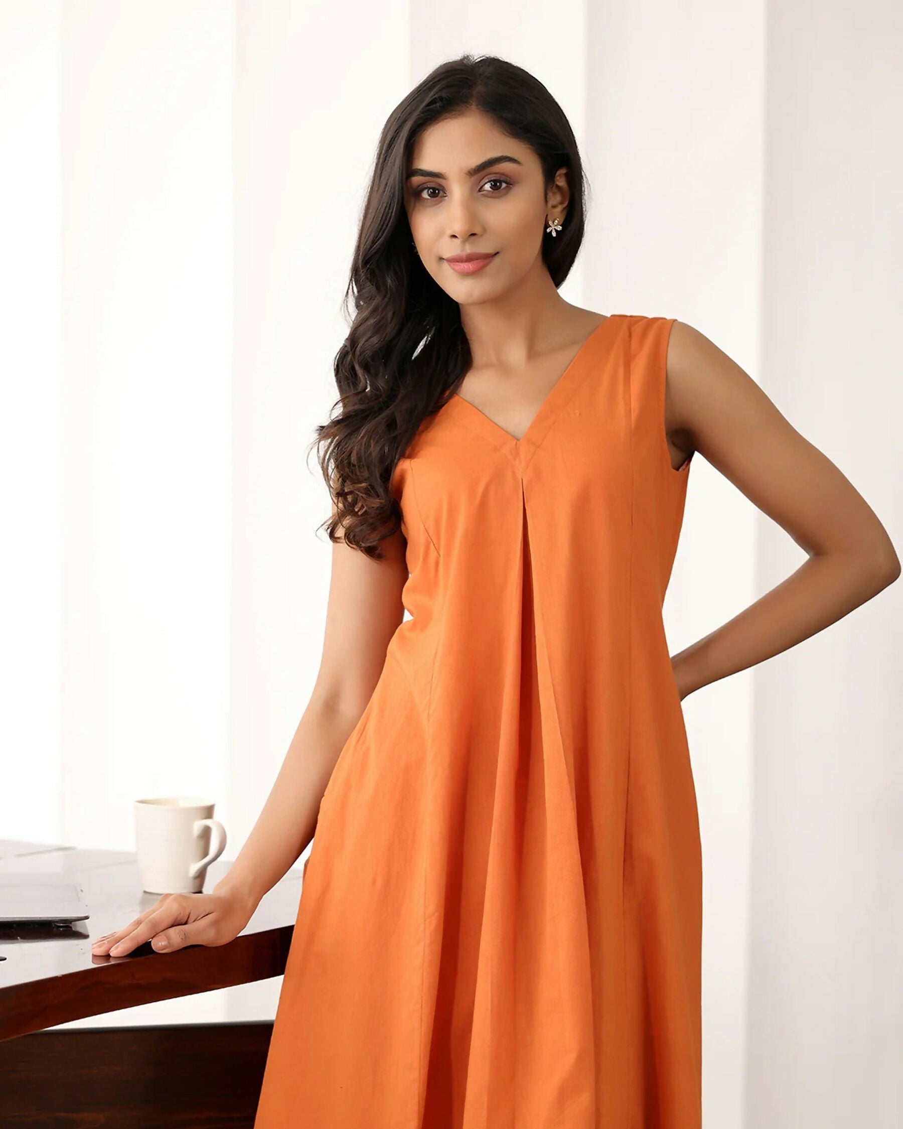 Aayaa Designer Pure Cotton 2 Piece Set Kurti & Set - Distacart