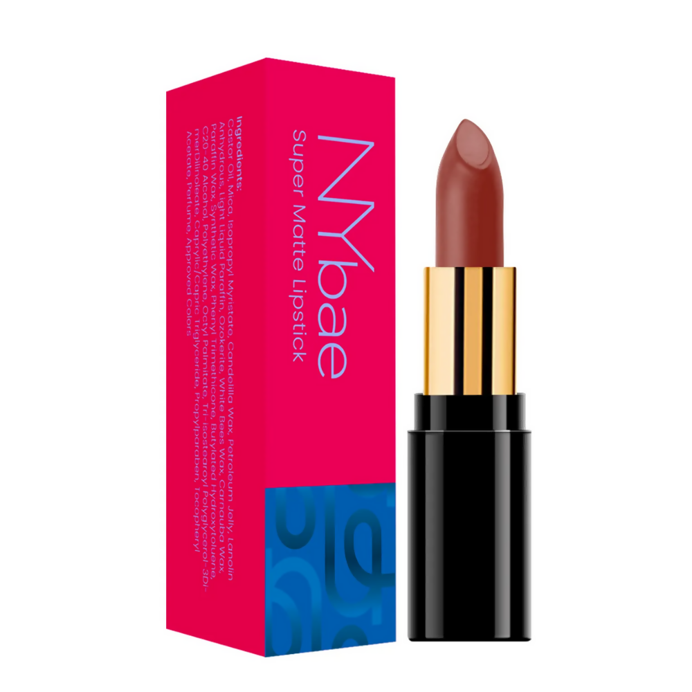 NY Bae Super Matte Lipstick - Peppy Pearson 1 - Distacart