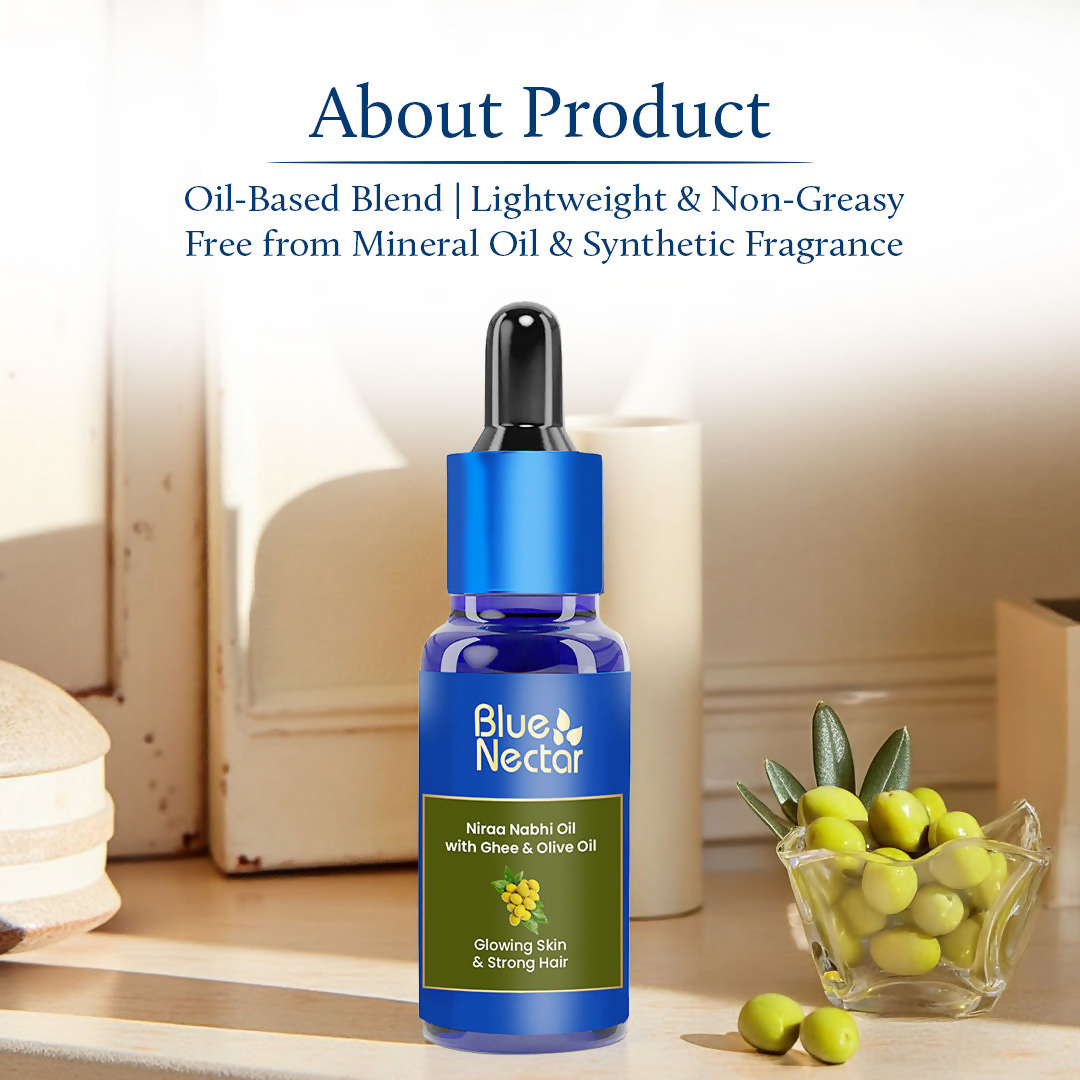 Blue Nectar Niraa Nabhi Oil with Olive Oil