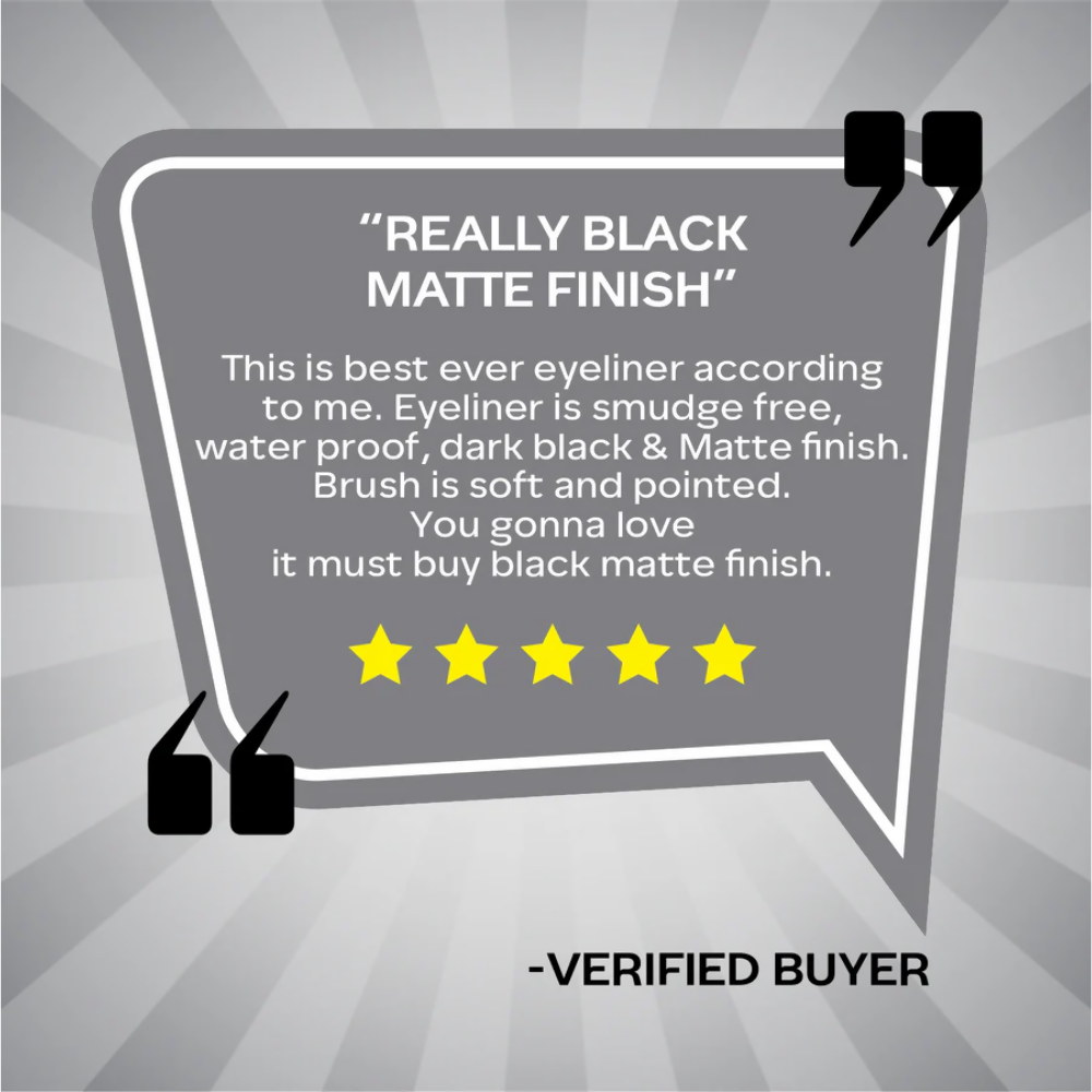 Faces Canada Ultime Pro Matte Play Eyeliner - Black